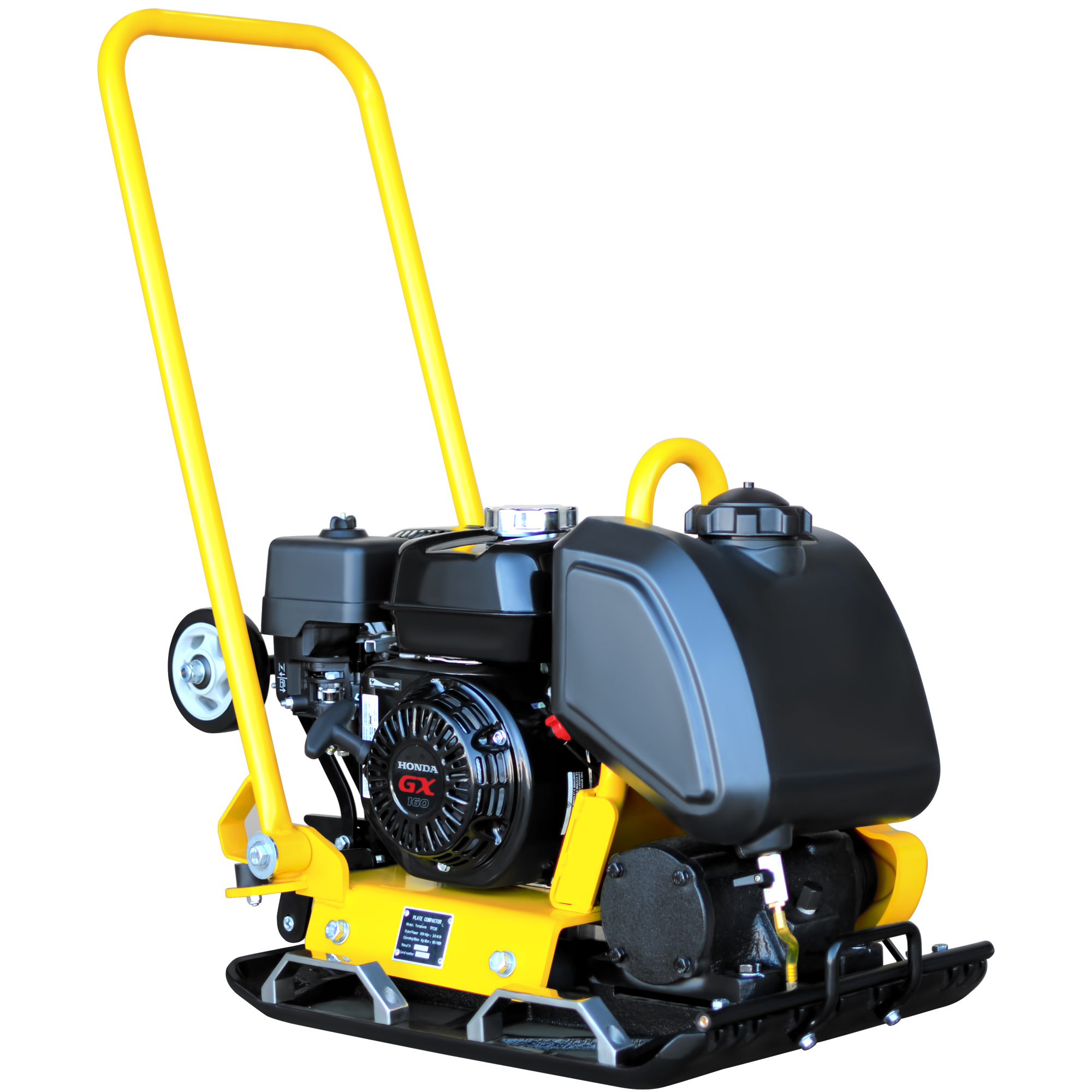 Tomahawk Plate Compactor - 5.5 HP, Honda GX160 Engine, 23in. x 17in. Plate, 2.5 Gal. Tank, Model# TPC85H